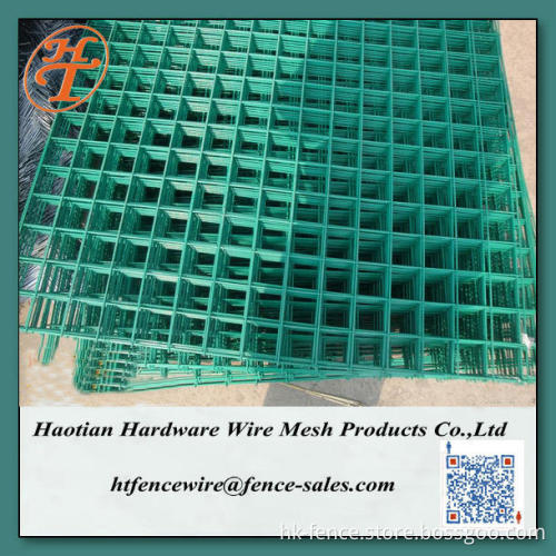 heavy duty galvanized and pvc coated welded wire mesh panel( manufacturer factory)
